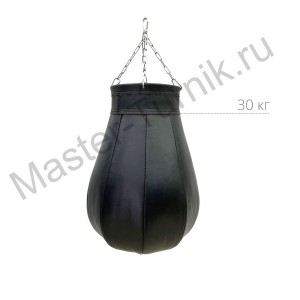 Боксерский каплевидный мешок кожаный 30 кг